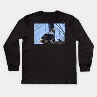 Stellar Sea Eagle Kids Long Sleeve T-Shirt